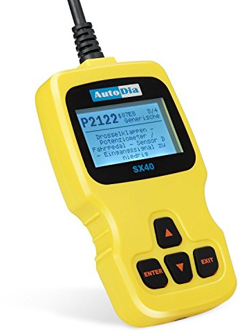 AutoDia SX40 Can Bus Diagnóstico OBD2 EOBD - Escáner Manual en alemán