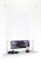 Liedeco® Rollo, Fenster Rollo, Kettenzug-Rollo / 62 x 180 cm (Breite x Höhe), Struktur Natur weiß/Stoff mit Dekor, Lichtdurchlässig, Blickdicht/viele Farben, Größen/Variable Montage möglich