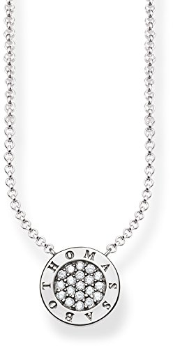 Thomas Sabo Damen Kette Collier Zirkonia 925 Sterling Silber KE1493-051-14-L45v