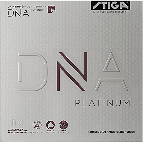 STIGA Unisex-Adult DNA Platinum XH Tischtennisbelag, Rot, 2.3