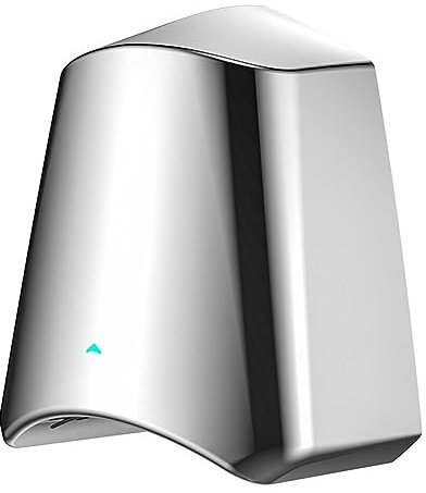 Asciugamani elettrico ad alta velocità a parete, Asciugamani elettrico da 1100 W con filtro HEPA, Asciugamani automatico Asciugatura rapida in 10 secondi, Asciugamani da bagno in acciaio inossidabile