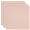 Jollein Musselin Tuch Baby - Miffy Silhouettes, Wild Rose - 3er Pack - 70x70cm - 100% Baumwolle - Spucktücher Baby - OEKO-TEX Zertifiziert