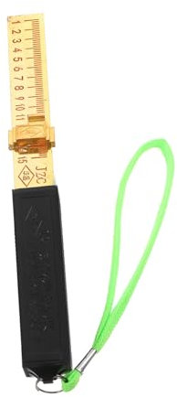 JECOMPRIS Spessimetro Cuneo Professionale Strumento Precisione Per Misurazione Fessure Righello Ingegneristico Portatile Per Ispezioni e Valutazioni Di Planarità