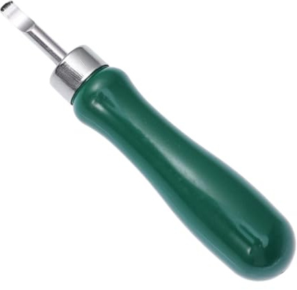 DEARMAMY Herramienta para Abrir Relojes de Pulsera Verde, Acero Aleado y Plástico, Abre Tapas Traseras Fijas, Adecuado para Kit de Cambio de Batería y Reparación
