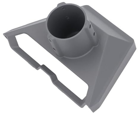 Masyrt Kit adaptador de tubo satelital de aleación de aluminio, soporte de montaje en poste de 22 mm a 53 mm, ideal para sistemas de satélite Gen 3 V3 (gris)