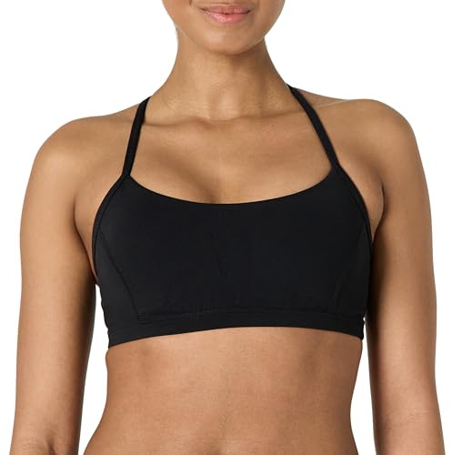 Amazon Essentials Women's Active FormFlex Buttery Soft Strappy Sports Bra Light Support Y-Back Yoga