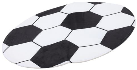 VICASKY Tappeto Rotondo Da Calcio Tappetino Decorativo Per Camera Da Soggiorno Cameretta Facile Pulire