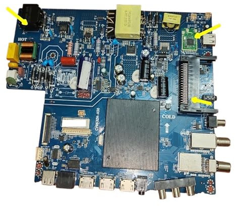 HJKBCLEH CV9632H-A50 4K WiFi，Compatible For TV， Motherboard There Are 6 Specifications, Please Pay Attention To The WiFi Module, CI Interface, And PFC(1CI 1PFC G WIFI)