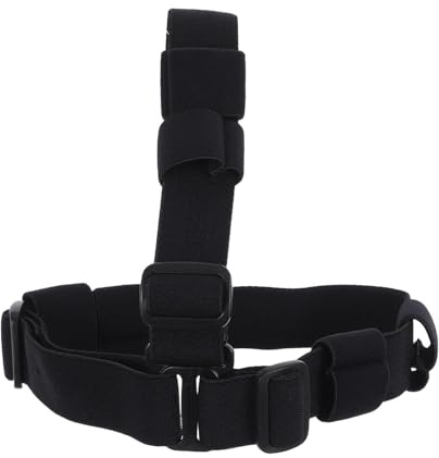 SUPVOX Correa Elástica para Faros Delanteros Negra, Banda Ajustable Resistente al Agua para Linterna Frontal, Repuesto para Camping, Senderismo y Ciclismo Nocturno, Soporte Seguro