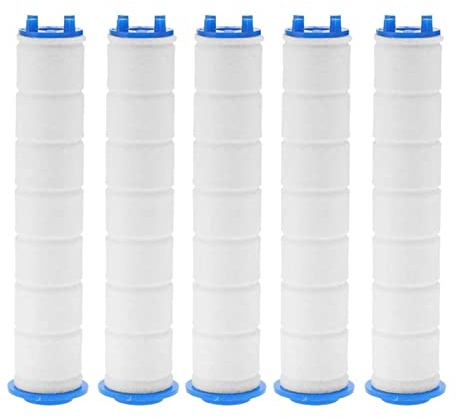 Sistema di filtraggio dell'acqua, Depuratore d'acqua con nucleo del filtro for doccia a 5 pezzi