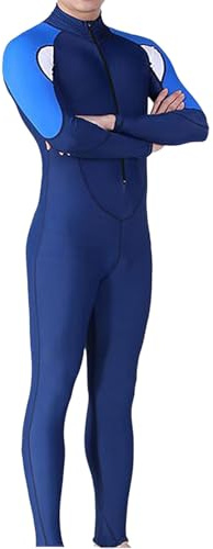 Combinaison en néoprène pour Homme, Maillot de Bain Une pièce Anti-UV, Fermeture éclair Avant Extensible, Conçu pour la Natation et Les Sports Nautiques