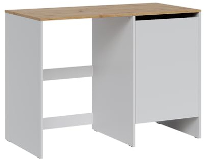 Vicco Armario para Lavadora Viktor, Blanco/Roble Artesanal, 119.6 x 88.2 cm con 1 Puerta, para Almacenamiento Que Ahorra Espacio sobre lavadoras