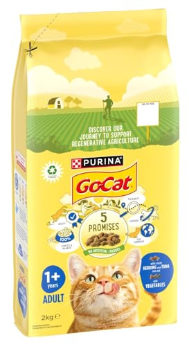 Go-Cat Complete Adult Cat Food with Tuna, 2kg