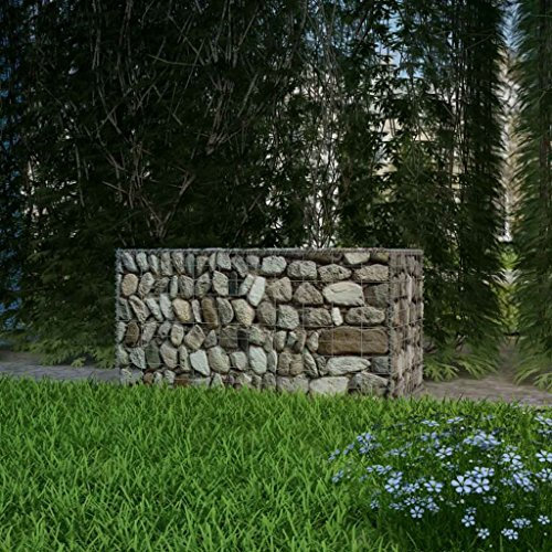 Festnight Gabion 100 x 50 x 50 cm Décoration de Jardin