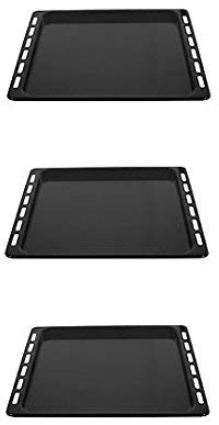Set 3xBackblech 445x375 mm Bauknecht 481241838128 mit 2 Silikon Ofenhandschuhe