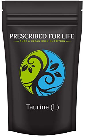 Prescribed For Life Taurine Amino Acid Powder | Pre-Workout Supplement | Gluten Free, Soy Free, No Fillers | Free Form Amino Acid, 12 oz (340 g)