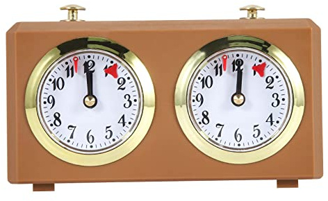 Dasing Mechanische Schach Uhr Analog für Spiel - Offizielle Uhren Ohne Batterie