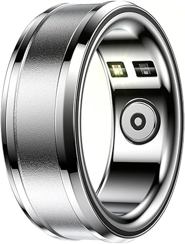 Anello Intelligente, Rilevatore Di Salute Dell'anello Intelligente Per Uomini E Donne, Contapassi Impermeabile IP68, Monitora La Frequenza Cardiaca, L'ossigeno Nel Sangue, La Pressione Sanguigna ( Col