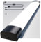 Amdelne 6000k Led Batten Light, 4FT, 36W Plug in Ceiling Light, IP65 Led Ceiling Strip Lights for Garage, Office, Bedroom, Living Room, Wall, Kitchen, Shed, Outdoor (Black)
