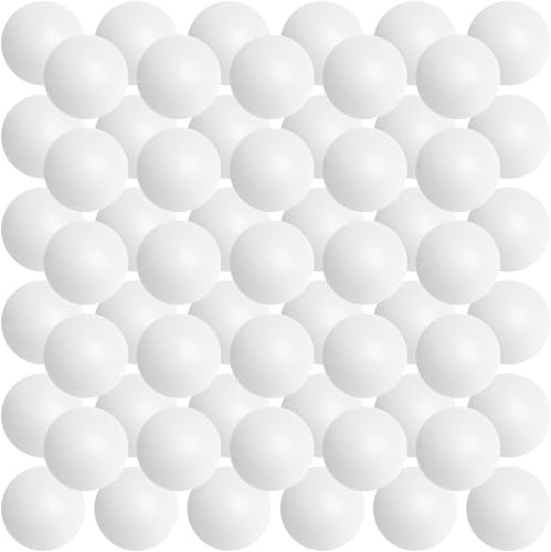 Clothsport 120 Pack Table Tennis Balls 40+mm Plastic Balls Bulk for Game Party Fun Games Handicrafts Pet Toy(White)