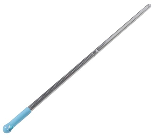 PLAFOPE Varilla para Escoba de Acero Inoxidable 19 Mm de Diámetro, Mango Metálico Repuesto para Limpieza de Suelos, Palo de Escoba Resistente Compatible Cabezales Color Aleatorio