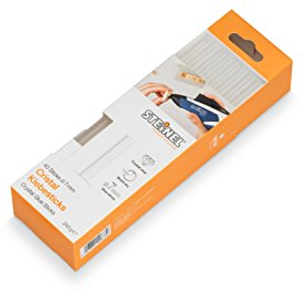 Steinel Klebesticks Cristal, 7 mm Durchmesser, 40 Sticks, 240g, universeller Schmelzkleber für klare Verbindungen