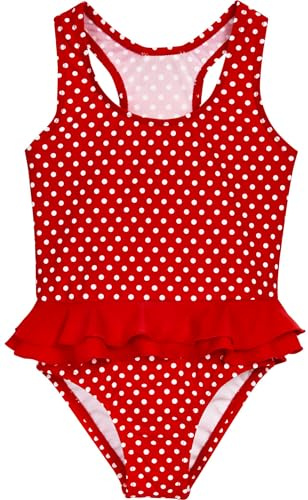 Playshoes UV-Schutz Badeanzug Schwimmanzug Badebekleidung unisex - barn, Punkter, 134-140