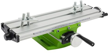 ROMYIX Milling Working Table Machine, Mini Multifunction Worktable Milling Working Cross Table Milling Machine Compound Drilling Slide Table for Bench Drill Adjustme X-Y