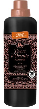 Tesori d'Oriente - Tvättmaskin Hammam-koncentrat, från jasminnoter och orange blommor, upp till 38 tvättar, med värdefulla mikrokapslar för mjuka och doftande hår, 760 ml