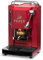 FABER COFFEE MACHINES | Modell Pro Mini Deluxe | Kaffeepadmaschine für ESE-Pads 44 mm | Chrom-Finish | Padpresse aus Messing (Cherry Red)
