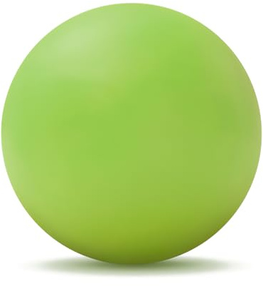 WOVTE Massage Lacrosse Ball for Myofascial Release, Foot, Back, Trigger Point Treatment Ball, Muscle Knot, Yoga (Green)