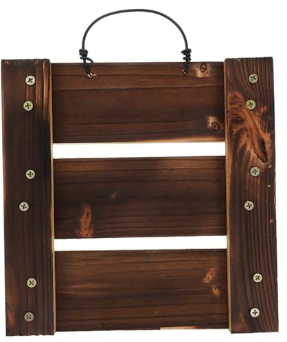 UKCOCO Cornice da Parete in Legno per Piante Epifite Come Felce a Forma di Corna per Decorazioni Rustiche da Esterno Interno per Ingresso Soggiorno Balcone e Giardino