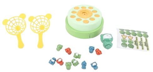 SIXRUN Gioco Musicale Giocattolo Rimbalzante Che Gira la Rana per Bambini di età Superiore a 3 Anni, Base Elettronica in Plastica Presente per il Legame del Bambino-corpo per il Divertimento della
