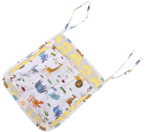 Healifty Cradle Hanging Bag Pure Cotton Baby Bed Organizer Small Capacity Storage Multifunctional Diaper Bag for Travel and Outdoor Baby Accessories