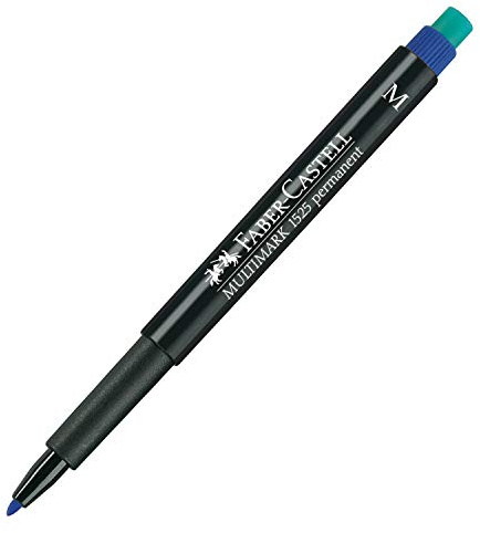 Faber-Castell 152551 – Märkpenna Multimark M, permanent, blå