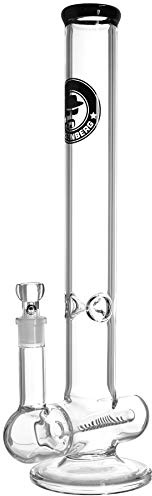 Heisenberg Inline Bong Glasbong mit Eisfach und Stemline Perkolator 18,8 Schliff NS19 (ohne Tree Perc)