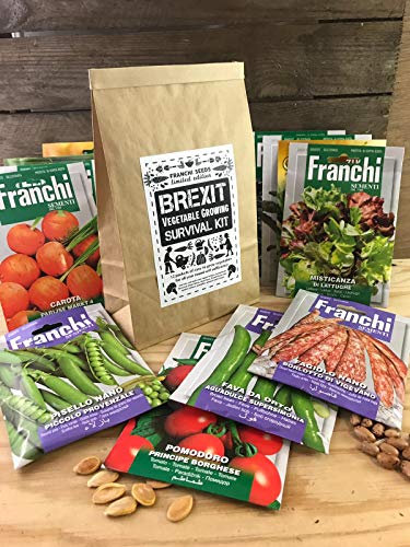 Franchi Seeds of Italy Brexit Vegetable Growing Survival Kit - 12 Seed Packets
