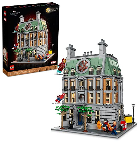 LEGO 6378958 Sanctum Sanctorum 76218 Master MordoIron ManSpider-ManDoctor StrangeWongEbony MawSinister StrangeDead StrangeThe Scarlet Witch Building Kit, Multicolor