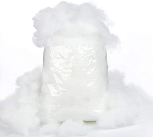L22G Ouate de Rembourrage Fibre Neuve très Moelleux, Sachet de 300g, Lavable, 100% Polyester,Blanc