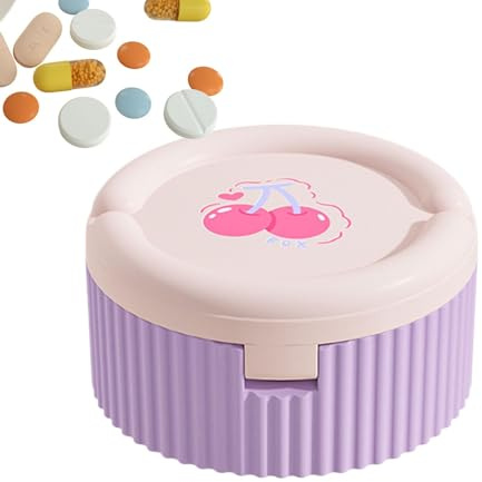 Box pillola, organizzatore di pillole Scatola di distributore di medicinali