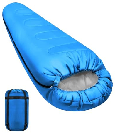 3-4 Season Lightweight Waterproof Mummy Sleeping Bag for Camping – Ultra-Portable & Durable for Indoor & Outdoor Use – Perfect for Adults, Kids, and Teens – Ideal for Hiking, Backpacking