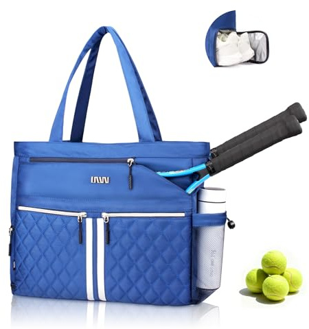 Tennis Bags for Women, Tennis Bag Holds 2 Rackets, Gym Bags with Ventilated Shoe Compartment, Suitable for Pickleball Tennis Badminton