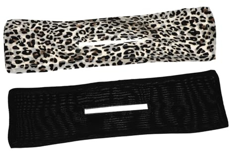 Hemobllo 2 piezas Accesorios para Cabello Bandas Alambre para Moños Herramientas para Peinados Trenzados y Rizados Diseño de Lazo Colores Negro y