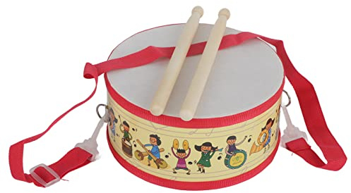 ANGGREK Tambour à Main en Bois, Beau Design avec Joli Motif, liberté Rythmique pour Le Chant ou l'accompagnement, la Fête Essentielle pour Les Jeux Enfants, Design Compact Un Jeu Facile et