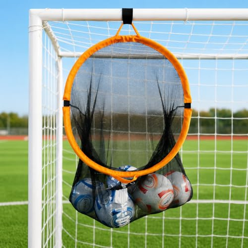 SZLIFE Porta Calcio Bambini 60x60cm, Bersaglio Precisione PVC, per mento e Gioco in Giardino, Multicolore