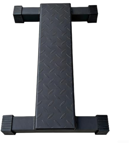 Bloque de elevación de pantorrilla, construcción de acero para extensión de piernas y elevaciones Tibialis, antideslizante para superficie para entrenamientos de máquina Smith, 55 x 27 cm