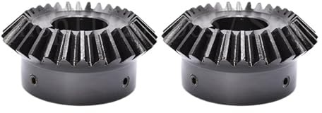 45 stål vinkelväxel | 1M 20/25/30 tänder vinkelväxel for mekaniska växellådor(Bore 10mm Keyway 4mm,1M 20 Teeth)
