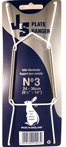 Fixation murale à ressort pour assiette, 24cm - 35cm