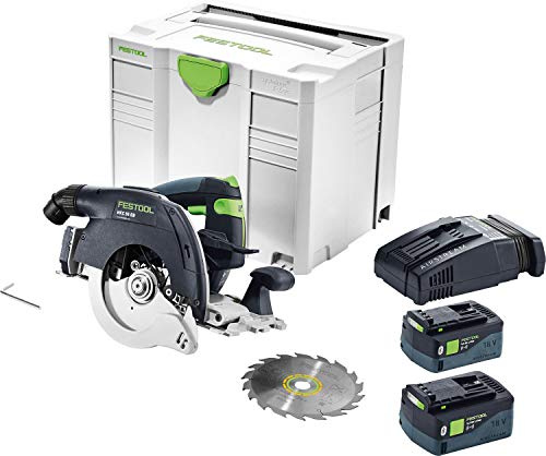 Festool HKC 55 Li EBI-Plus-SCA 575675 - Sierra circular con tapa basculante inalámbrica