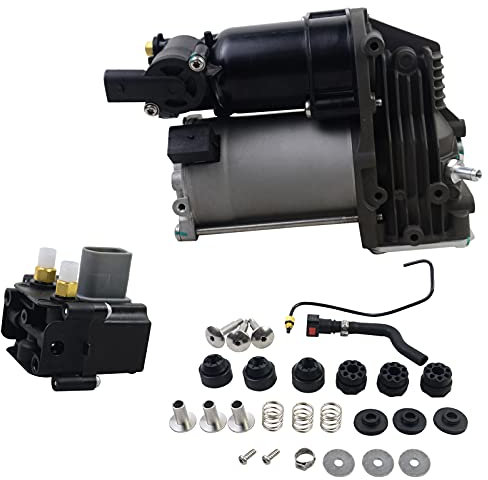 37206789938 Air Suspension Compressor Pump with Valve for X5 E70, X6 E71 E72#37206799419 37206859714 37226775479